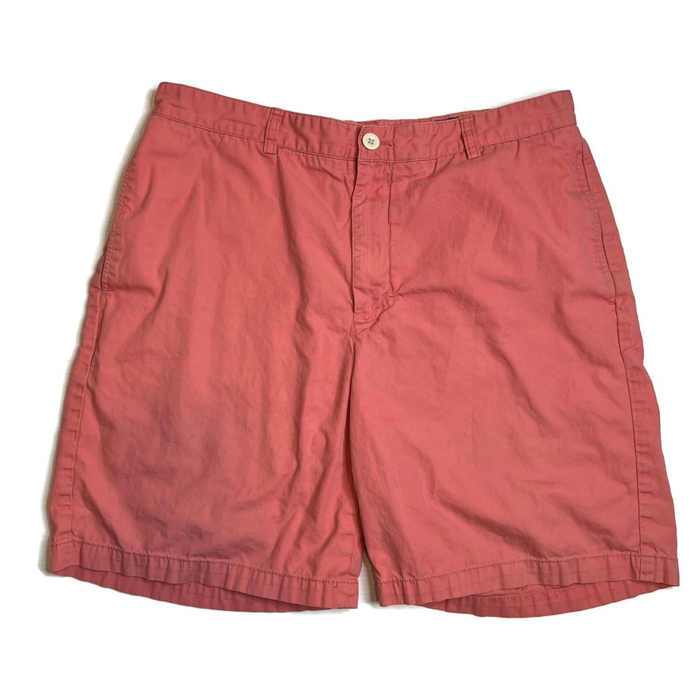 Vineyard Vines Club Chino Shorts‎ Mens 35 x 9 Pink Cotton Flat Golf
